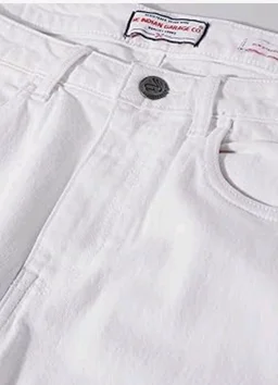 THE INDIAN GARAGE CO Men Slim Straight Fit Solid Mid-Rise Stretchable Jeans
- 32