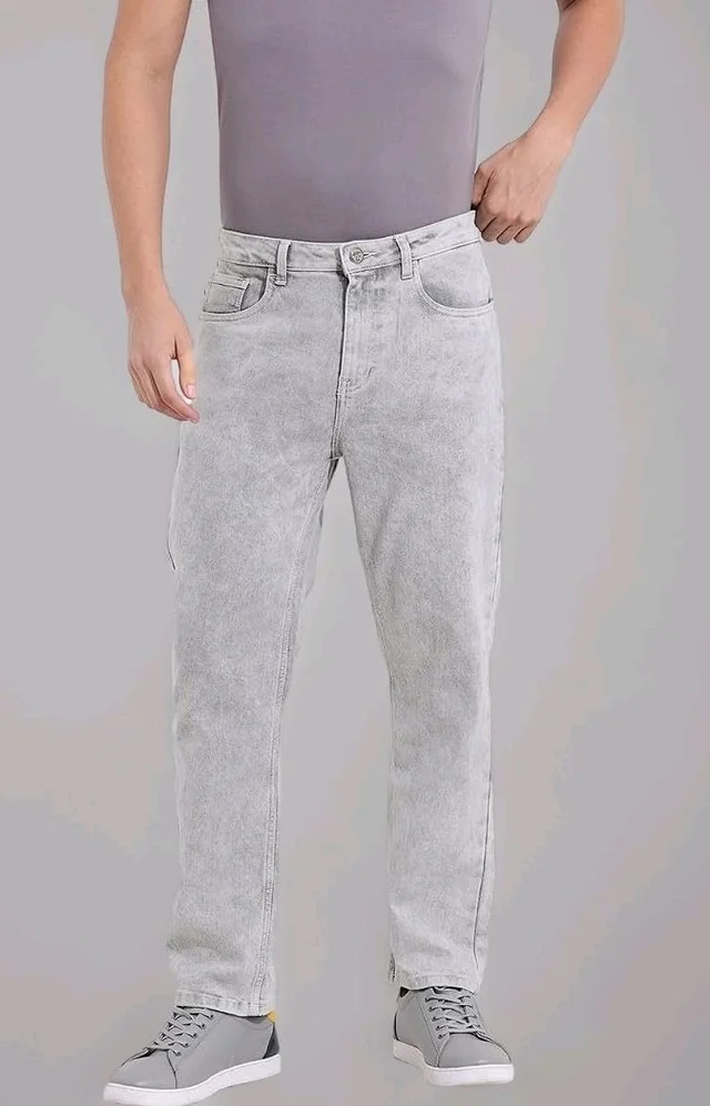 THE INDIAN GARAGE CO Men Slim Straight Fit Solid Mid-Rise Stretchable Jeans
- 32