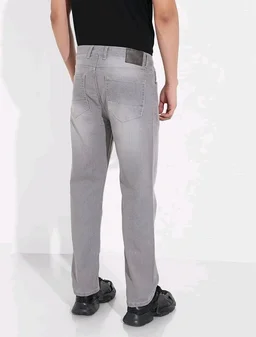THE INDIAN GARAGE CO Men Slim Straight Fit Solid Mid-Rise Stretchable Jeans - 32