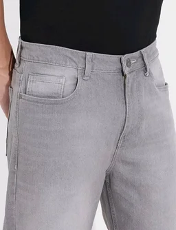 THE INDIAN GARAGE CO Men Slim Straight Fit Solid Mid-Rise Stretchable Jeans - 32