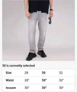 THE INDIAN GARAGE CO Men Slim Straight Fit Solid Mid-Rise Stretchable Jeans - 32