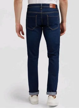 Peter England Men's Tapered Fit Mid Rise Classic Tape Stretchable Twill Jeans - 32
