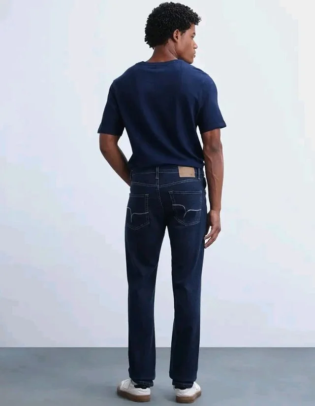 Flying Machine Men's Slim Straight Fit Jeans| Solid | Mid Rise | Stretchable | Jeans for Man - 34