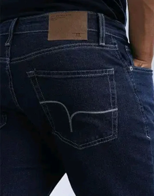 Flying Machine Men's Slim Straight Fit Jeans| Solid | Mid Rise | Stretchable | Jeans for Man - 34