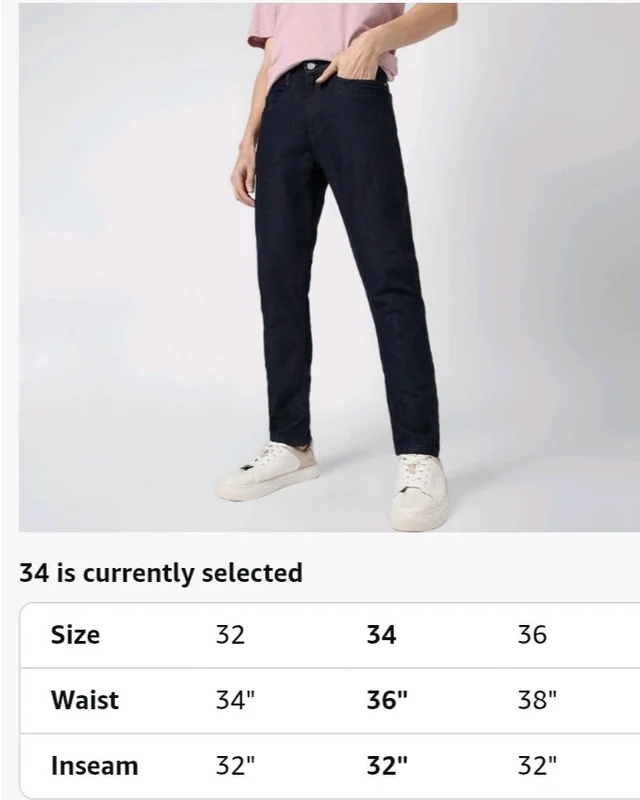 Urbano Fashion Men's Slim Fit Denim Jeans Stretchable - 32