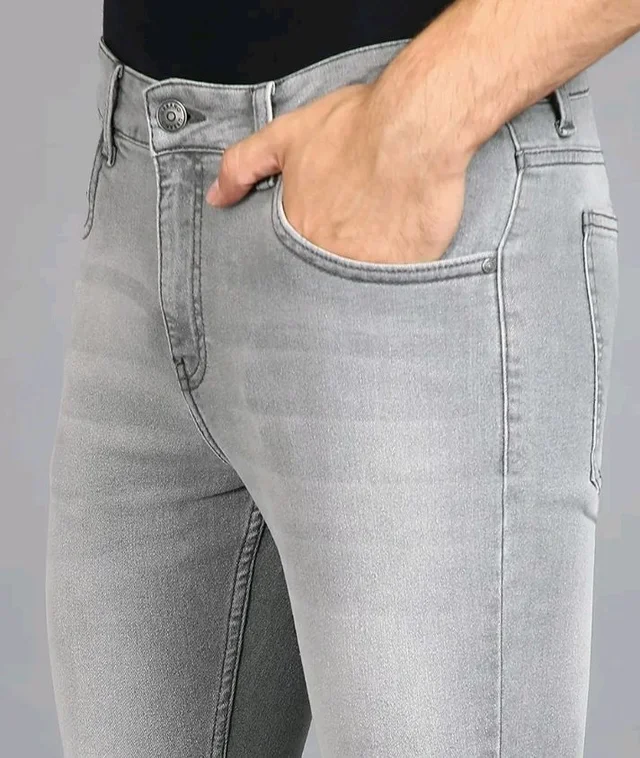 Urbano Fashion Men's Regular Fit Mid Rise Washed Jeans Stretchable
- 32