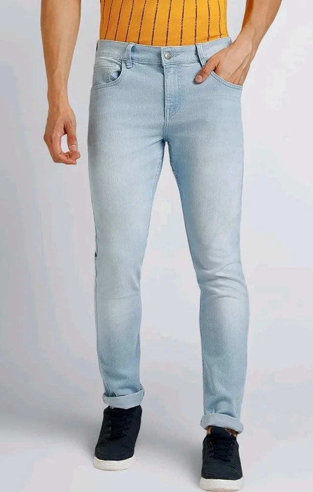 Urbano Fashion Men's Regular Fit Mid Rise Washed Jeans Stretchable
- 38