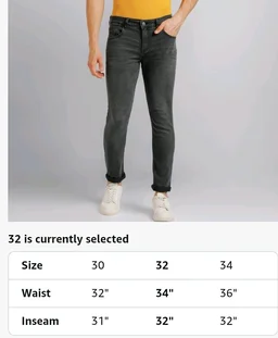 Urbano Fashion Men's Regular Fit Mid Rise Washed Jeans Stretchable
- 34