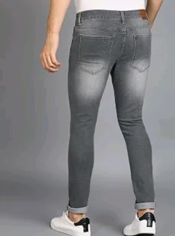 Urbano Fashion Men's Regular Fit Mid Rise Washed Jeans Stretchable - 36