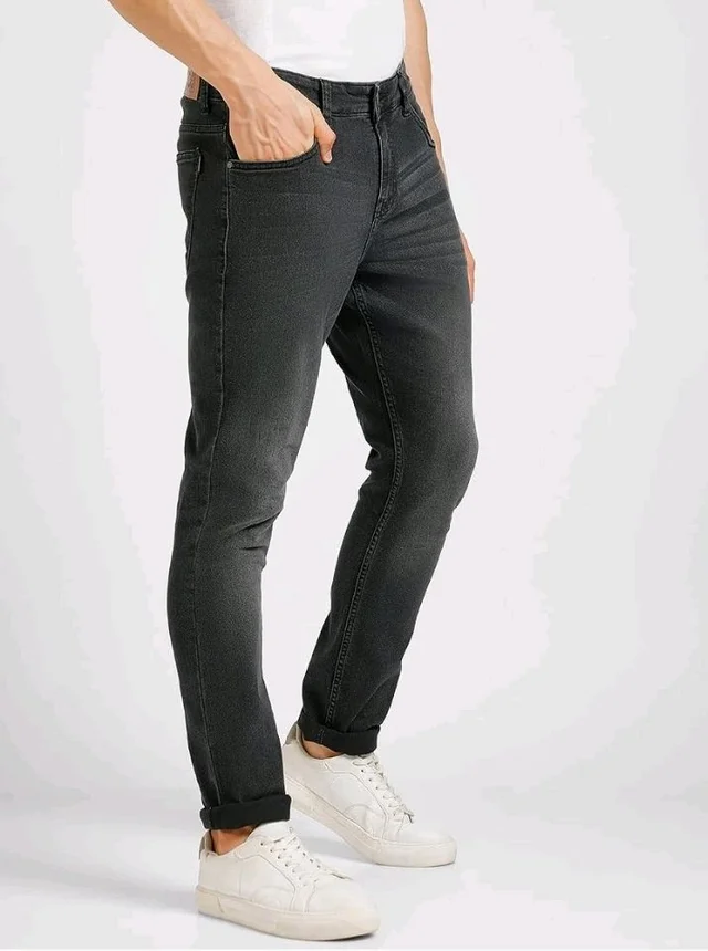 Urbano Fashion Men's Regular Fit Mid Rise Washed Jeans Stretchable
- 32