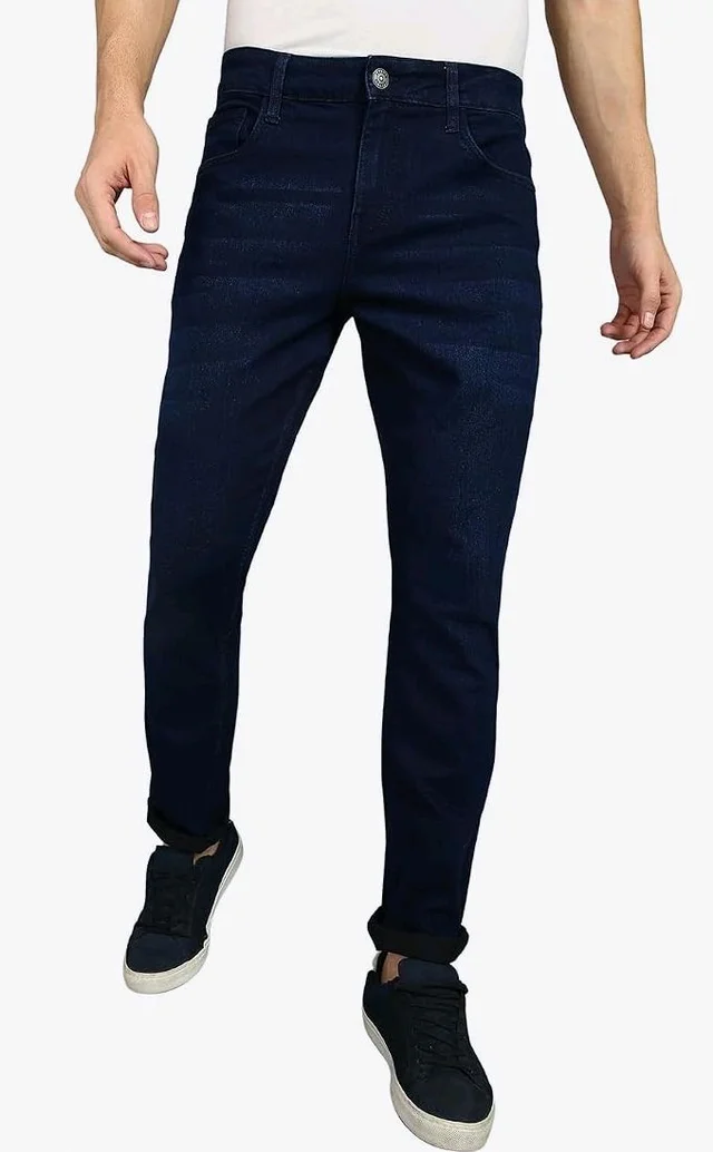 Urbano Fashion Men's Regular Fit Mid Rise Washed Jeans Stretchable
- 32