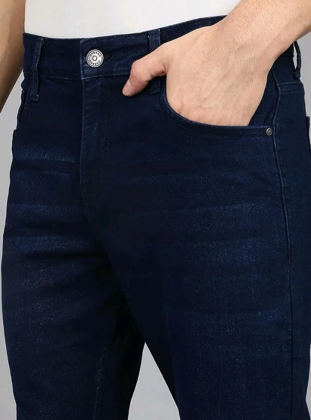 Urbano Fashion Men's Regular Fit Mid Rise Washed Jeans Stretchable
- 32