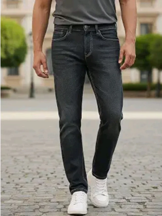 Urbano Fashion Men's Regular Fit Washed Jeans Stretchable
- 36