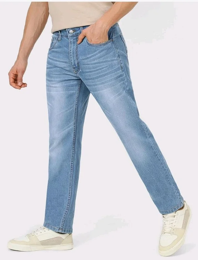 Urbano Fashion Men's Regular Fit Washed Jeans Stretchable
- 32