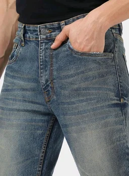 Urbano Fashion Men's Regular Fit Washed Jeans Stretchable
- 32