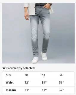 Urbano Fashion Men's Regular Fit Washed Jeans Stretchable
- 32