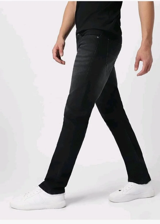 Urbano Fashion Men's Regular Fit Washed Jeans Stretchable - 32
