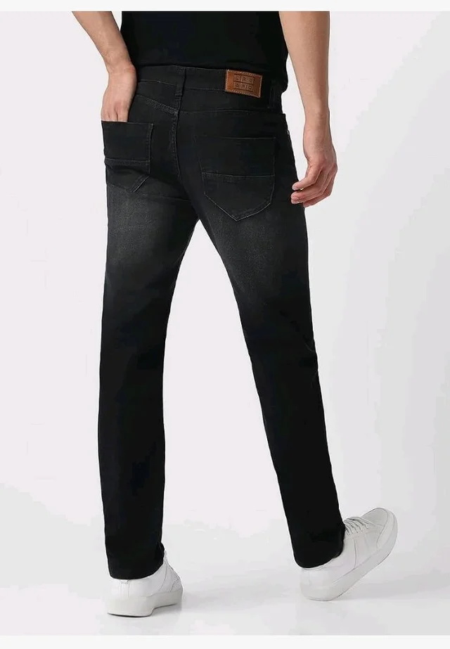 Urbano Fashion Men's Regular Fit Washed Jeans Stretchable - 32