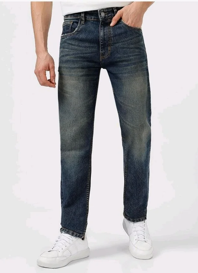 Urbano Fashion Men's Regular Fit Washed Jeans Stretchable
- 32