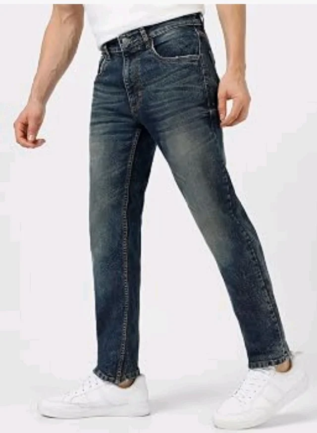 Urbano Fashion Men's Regular Fit Washed Jeans Stretchable
- 32