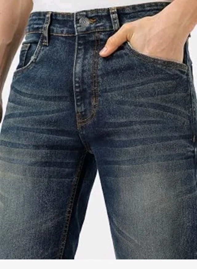 Urbano Fashion Men's Regular Fit Washed Jeans Stretchable
- 32