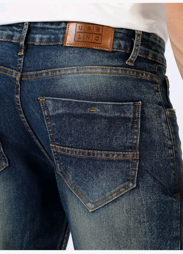 Urbano Fashion Men's Regular Fit Washed Jeans Stretchable
- 32