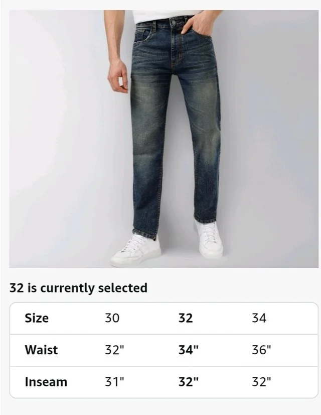 Urbano Fashion Men's Regular Fit Washed Jeans Stretchable
- 32