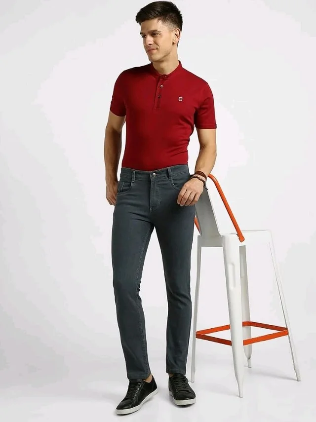 Urbano Fashion Men's Slim Fit Denim Jeans Stretchable - 36