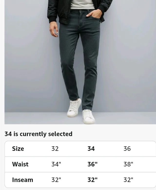 Urbano Fashion Men's Slim Fit Denim Jeans Stretchable
- 32