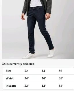 Urbano Fashion Men's Slim Fit Denim Jeans Stretchable - 34