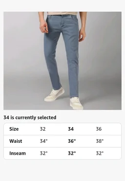 Urbano Fashion Men's Slim Fit Mid Rise Washed Jeans Stretchable - 38
