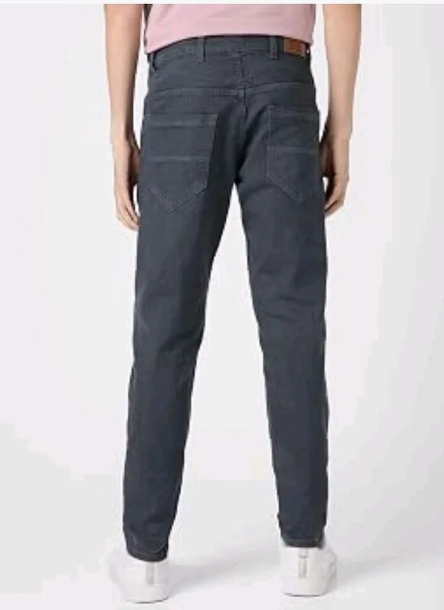 Urbano Fashion Men's Slim Fit Mid Rise Washed Jeans Stretchable - 36