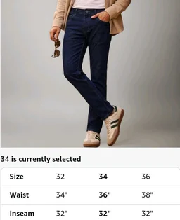 Urbano Fashion Men's Slim Fit Mid Rise Washed Jeans Stretchable - 38
