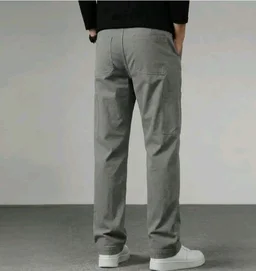Cargo for Men | Cotton Cargo Pant | Lower for man | Elastic Drawstring Waist Straight Fit Bottoms | Comfortable Breathable Cargos for Casual, Office Wear - 34