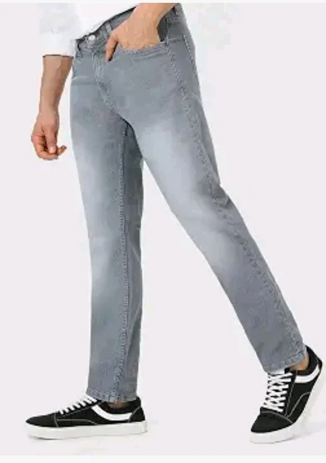 Urbano Fashion Men's Regular Fit Washed Jeans Stretchable - 40
