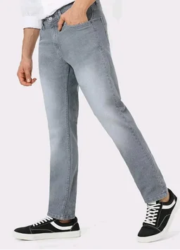 Urbano Fashion Men's Regular Fit Washed Jeans Stretchable - 40