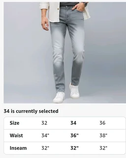 Urbano Fashion Men's Regular Fit Washed Jeans Stretchable - 40