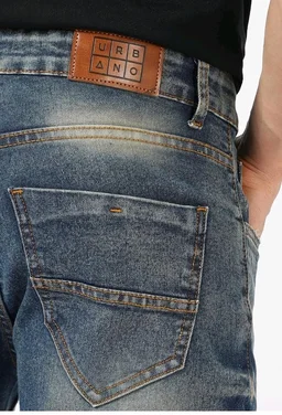 Urbano Fashion Men's Regular Fit Washed Jeans Stretchable
- 32