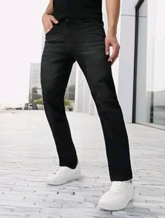Urbano Fashion Men's Regular Fit Washed Jeans Stretchable - 32