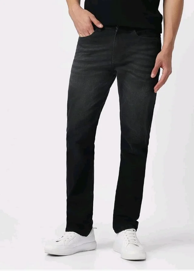 Urbano Fashion Men's Regular Fit Washed Jeans Stretchable - 32