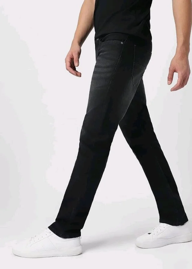 Urbano Fashion Men's Regular Fit Washed Jeans Stretchable - 32