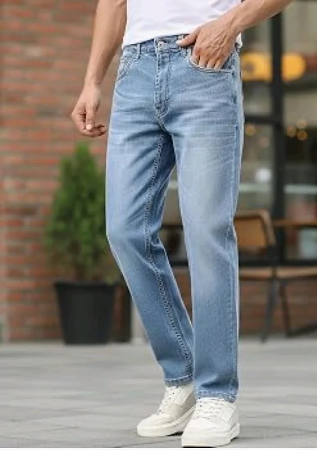 Urbano Fashion Men's Regular Fit Washed Jeans Stretchable - 38