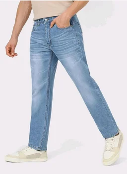Urbano Fashion Men's Regular Fit Washed Jeans Stretchable - 38