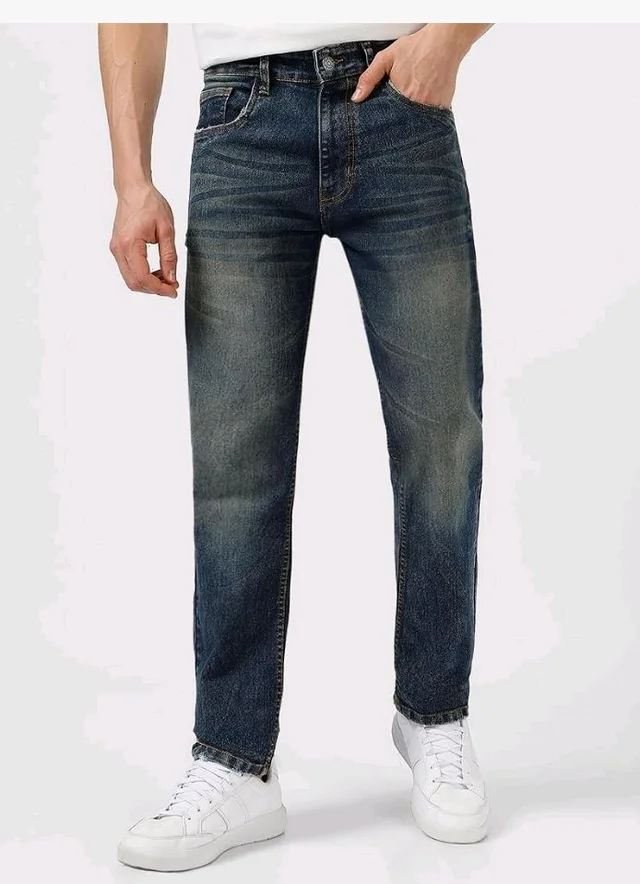 Urbano Fashion Men's Regular Fit Washed Jeans Stretchable
- 32