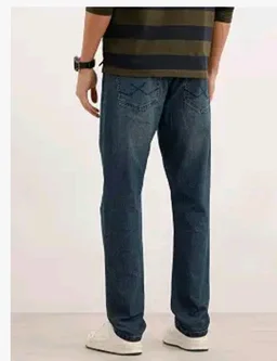 WROGN Men's Straight Fit Jeans | Mid Rise | Jeans for Man
- 34