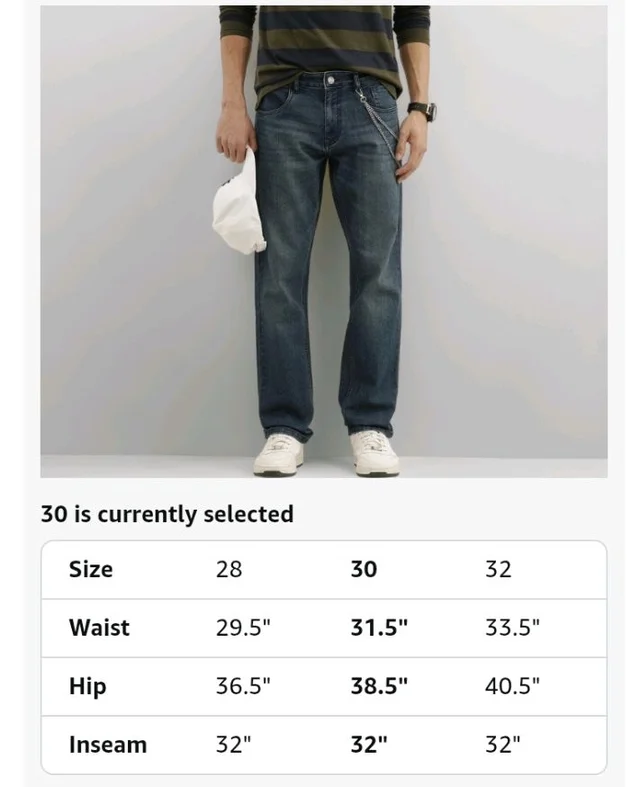 WROGN Men's Straight Fit Jeans | Mid Rise | Jeans for Man
- 34