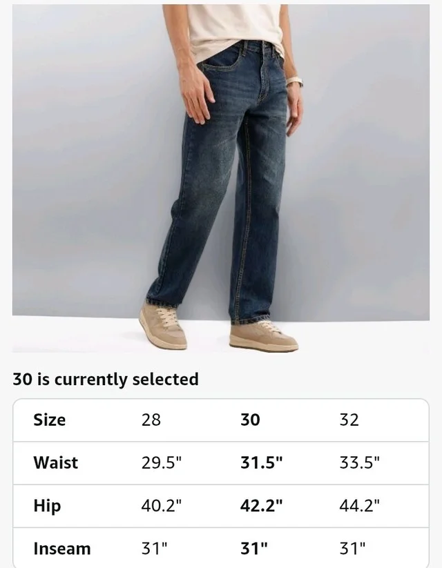 WROGN Men's Anti Fit Jeans | Mid Rise | Jeans for Man - 32