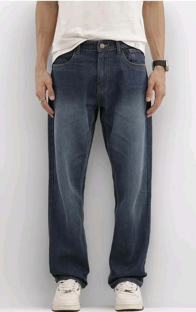WROGN Men's Anti Fit Jeans | Mid Rise | Jeans for Man - 34