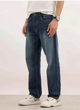 WROGN Men's Anti Fit Jeans | Mid Rise | Jeans for Man - 34