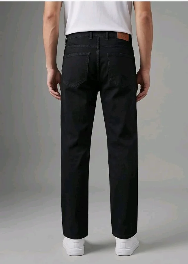 Urbano Fashion Men's Relaxed Fit Washed Denim Jeans Non-Stretchable
- 40
